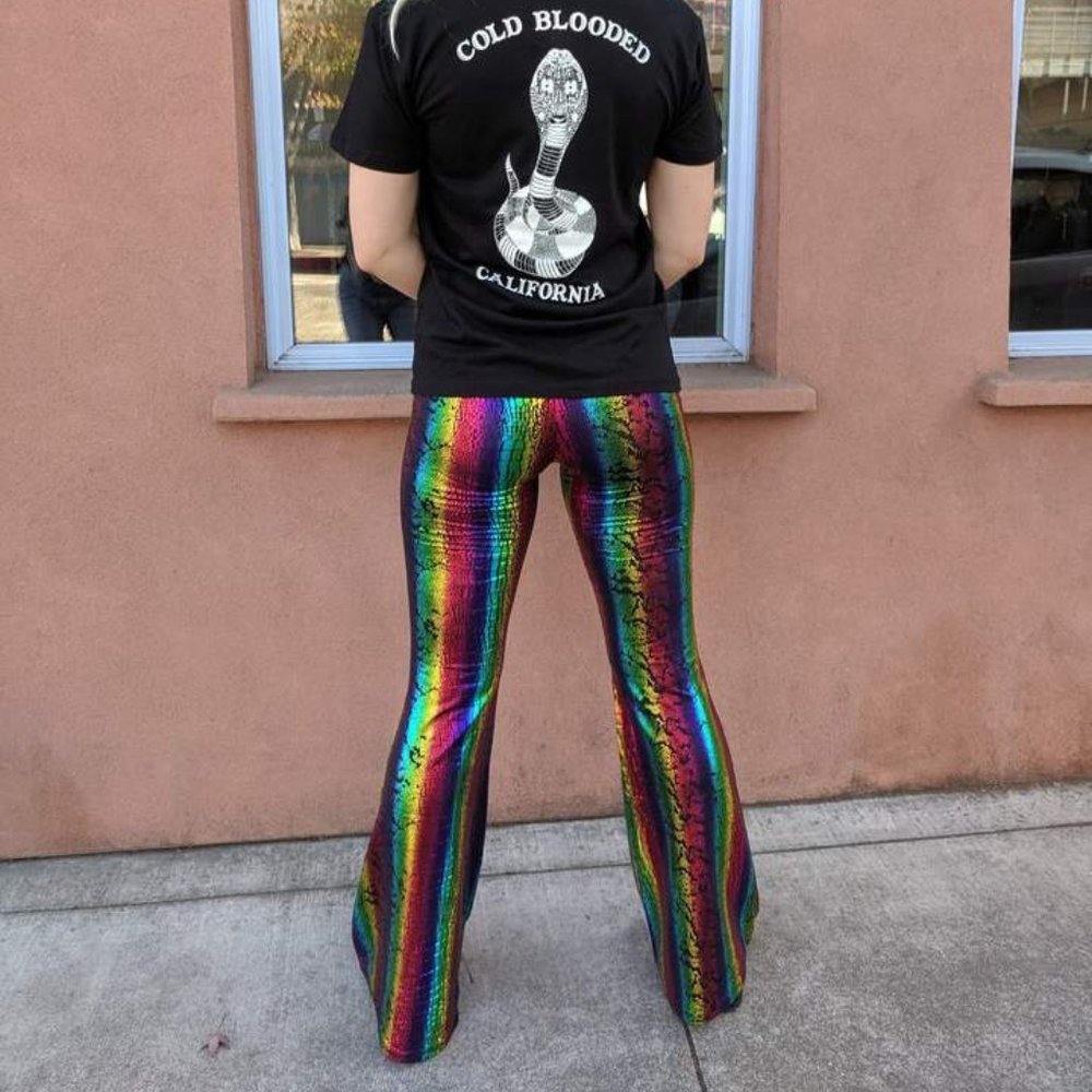 Rainbow Snake Serpent Bell Bottoms Dolls kill - Picture 2 of 6